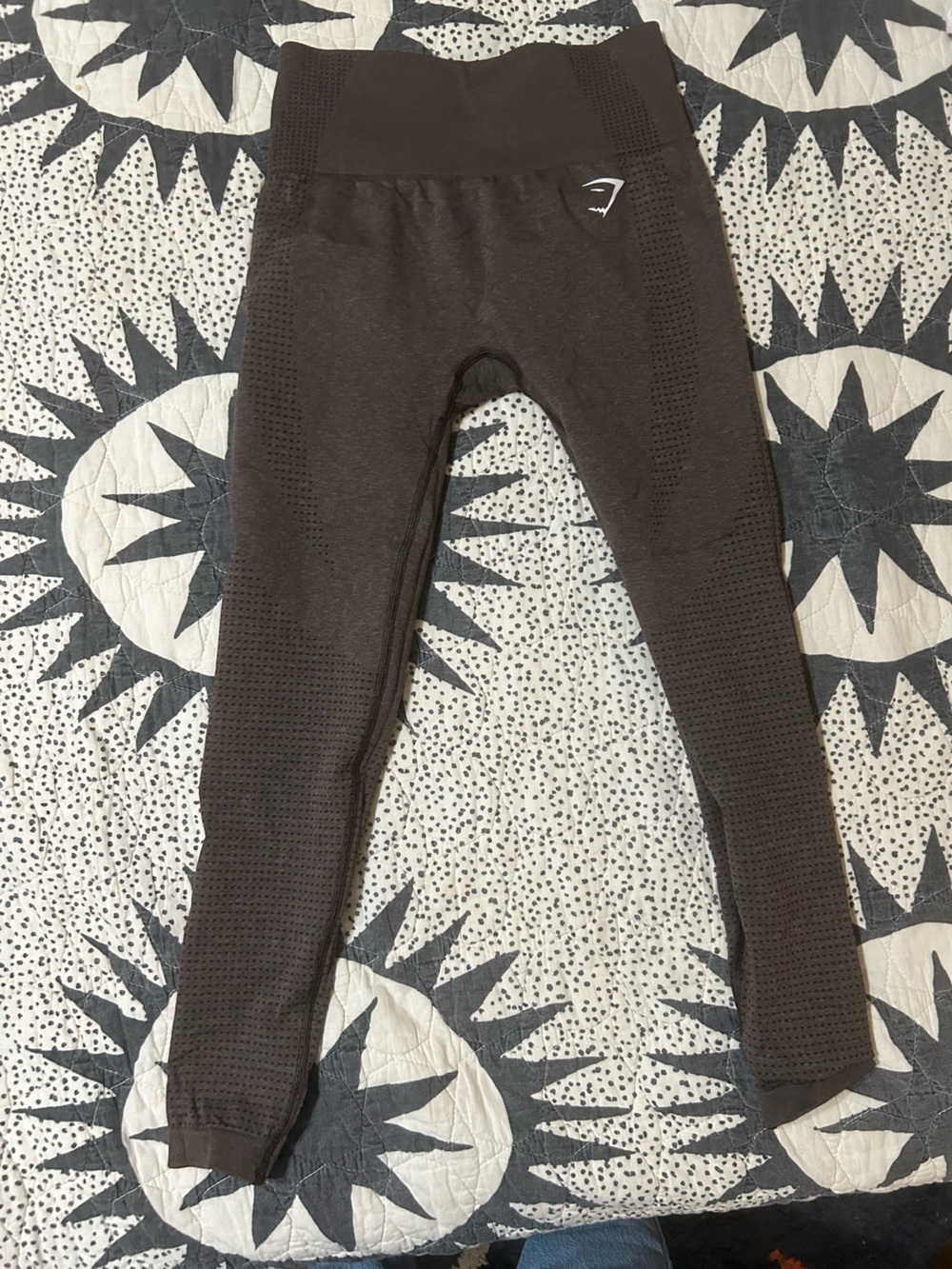 Gymshark Men's Dark Brown Seamless Crewneck Sweater